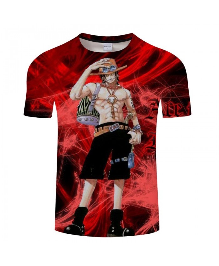 Backpack One Piece 3D Print Men tshirt Crossfit Shirt Casual Summer Short Sleeve Male tshirt Men Round Neck Tops&Tee