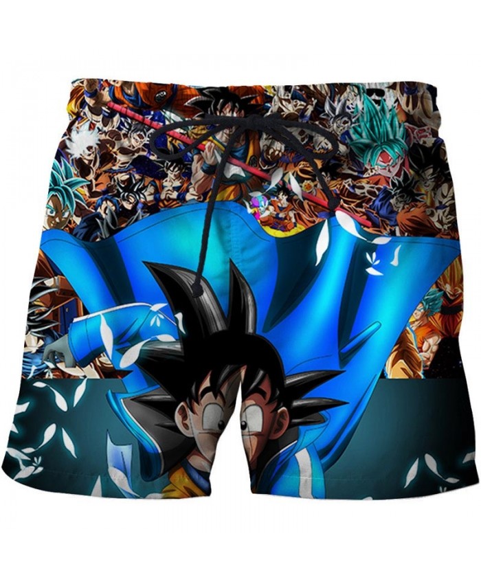 Being Chased Dragon Ball Men Anime 3D Printed Beach Shorts Casual Watersport Male Quick Dry Breathable Board Shorts