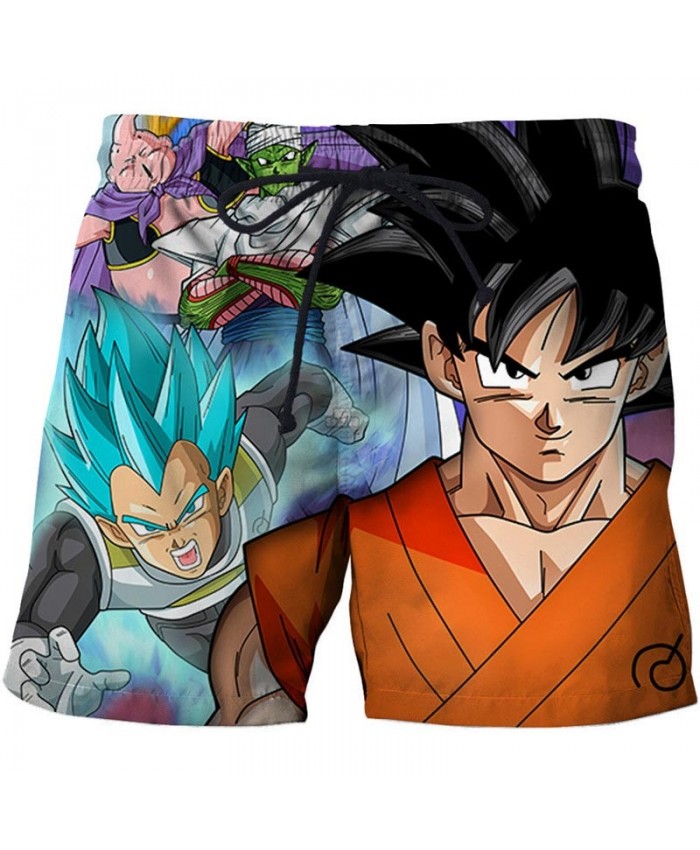 Bick Appears Dragon Ball Men Anime 3D Printed Beach Shorts Casual Summer Male Quick Drying Breathable Board Shorts