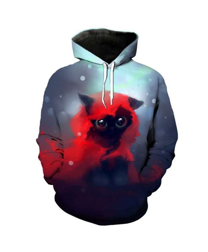 Color Galaxy Garfield Purple Hooded Sweatshirt Cool Pullover Hoodies