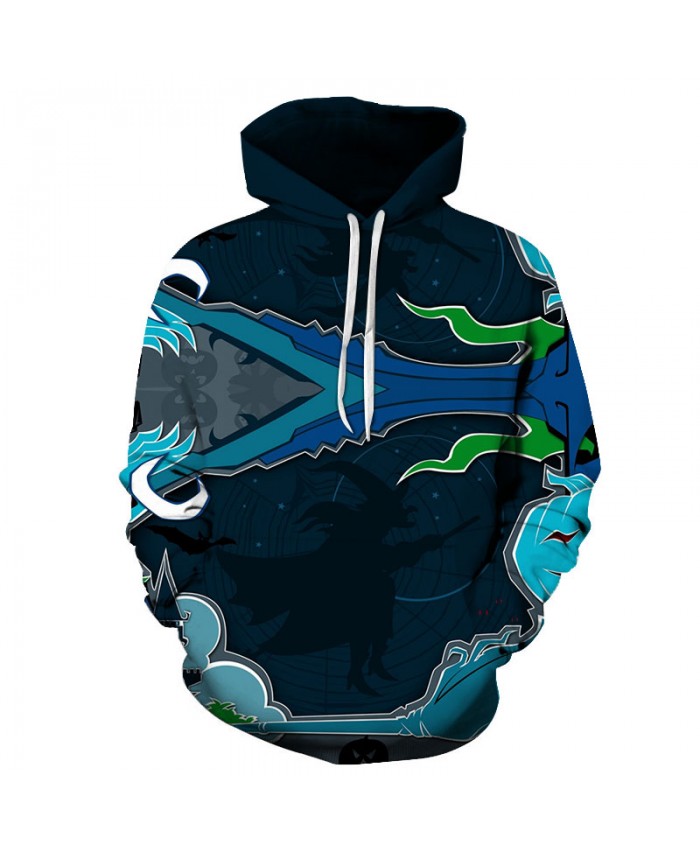 Black Fighter 3D Print Hoodies Men Hoody Harajuku Hoodie Streatwear Sweatshirt Tracksuit Pullover Hip Hop Dropship