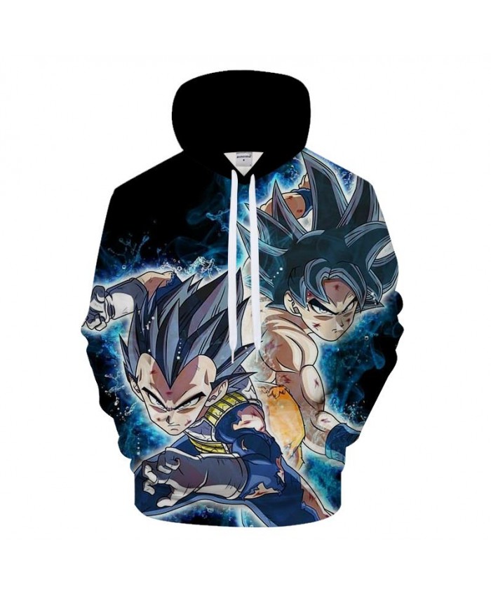 Black Hoodies 3D Goku Hoody Men Sweatshirt Dragon Ball Tracksuit Anime Pullover Streatwear Hoodie Harajuku Drop Ship