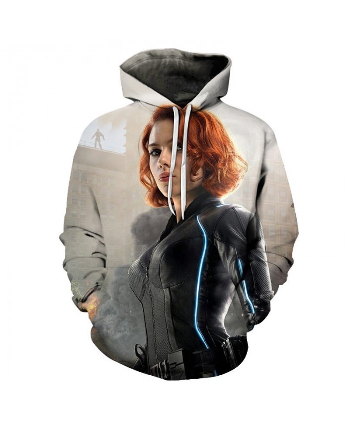 Black Widow 3D Print Hoodie Mens Pullover Sweatshirt Men's Hoodie Casual Sweatshirt Fashion Men Hoodies Avengers End Game Hoodie