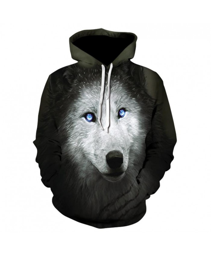 Black Wolf Hoodies Hoodie Men Women Hip Hop Autumn Winter Hoody Tops Casual Brand 3D Wolf Hoodie Sweatshirt Dropship