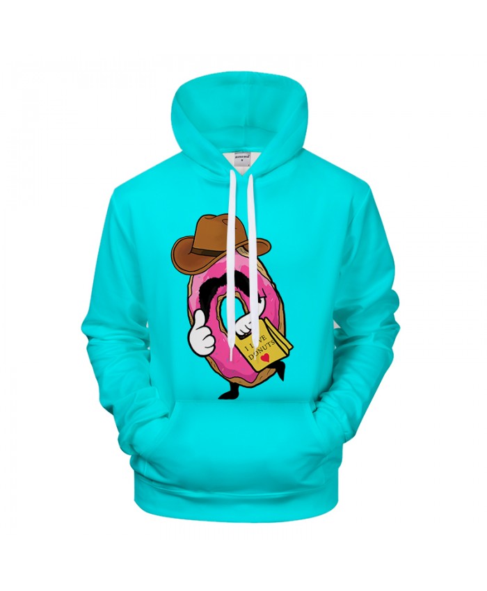 Blue 3D Hoody Men Women Hoodies Anime Sweatshirts Funny Tracksuits Print Coat Pullover Jacket Brand Quality Drop ship