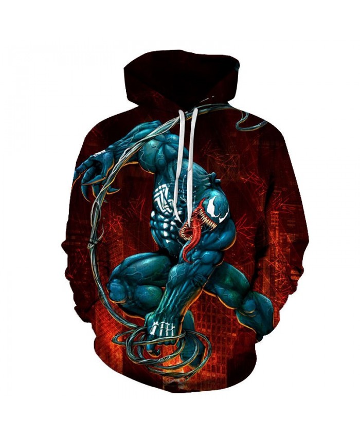 Blue Anime Character 3D Print Men Pullover Sweatshirt Clothing for Men Custom Pullover Hoodie Streetwear Sweatshirt