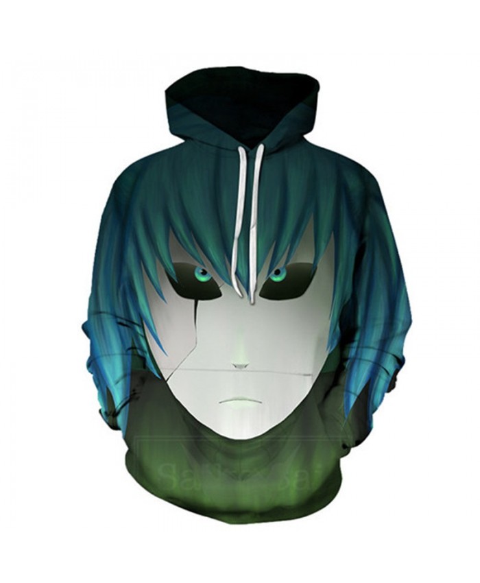 Blue Eyes Sally Face 3D Printed Mens Pullover Sweatshirt Clothing for Men Casual Custom Pullover Hoodie Streetwear