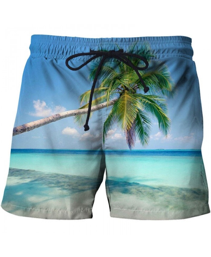 Blue Poster Men Beach Shorts 3D Print Men Shorts Casual Cool Summer Men Elastic Waist Male Fitness Shorts Drop Ship