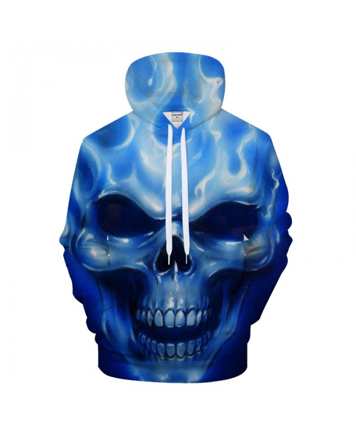 Blue Skull Men 3D Hoodie Groot Hoody Print Tracksuit Casual Sweatshirt Long Sleeve Coat Streatwear Pullover DropShip