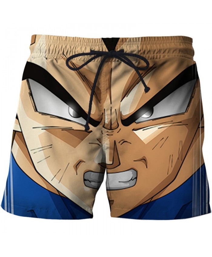 Bright Eyes Dragon Ball Men Anime 3D Printed Beach Shorts Casual Summer Male Quick Drying Breathable Board Shorts