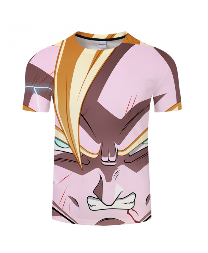 Cartoon 3D Print T shirt Men Women Dragon Ball Summer Anime t shirt Streetwear Saiyan Tops&Tees Tshirts Drop Ship