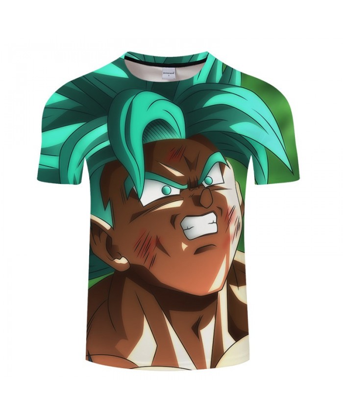 Cartoon Goku Angry Being Beaten Dragon Ball 3D Print Men tshirt Anime Casual Summer Short Sleeve Male Drop Ship