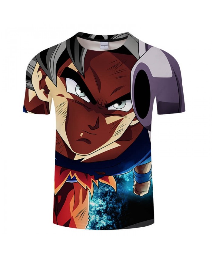 Cartoon Goku Contradict Dragon Ball 3D Print Men tshirt Casual Summer tshirt Short Sleeve Male O-neck Drop Ship