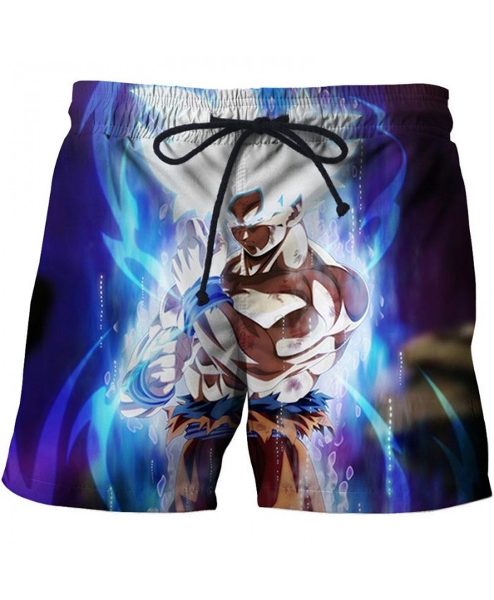 Cast Spell Dragon Ball Men Anime 3D Stone Printed Beach Shorts Casual Summer Male Quick Dry Breathable Board Shorts