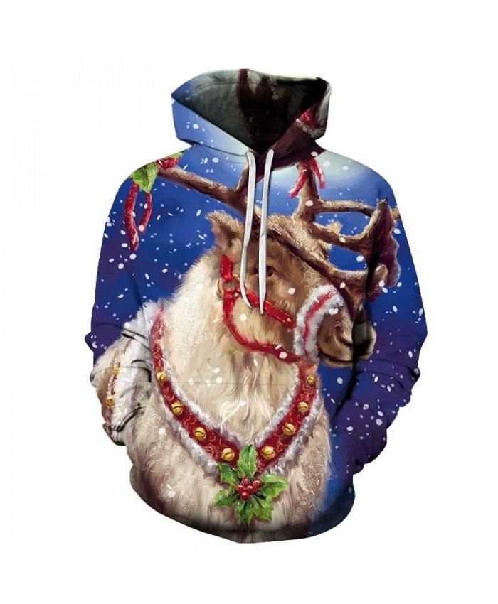 Casual Fashion 3D Printed Hoodies Sport Hoodies For Men Hoodies Christmas Tracksuit Coat Unisex