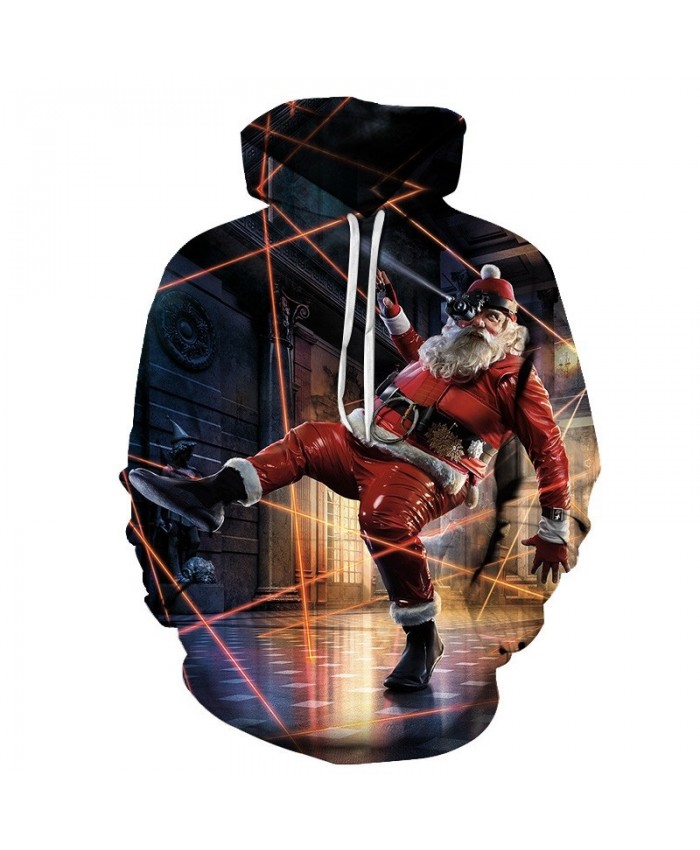Casual Fashion 3D Printed Hoodies Tracksuit 2021 New Sport Hoodies For Men Christmas Grandfather
