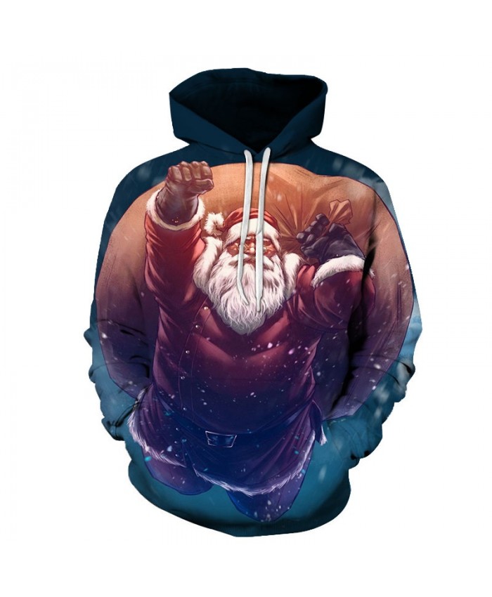 Casual Fashion 3D Printed Men Hoodies Sweatshirts Hoodies Christmas Grandfather Men Tracksuit Coat Unisex