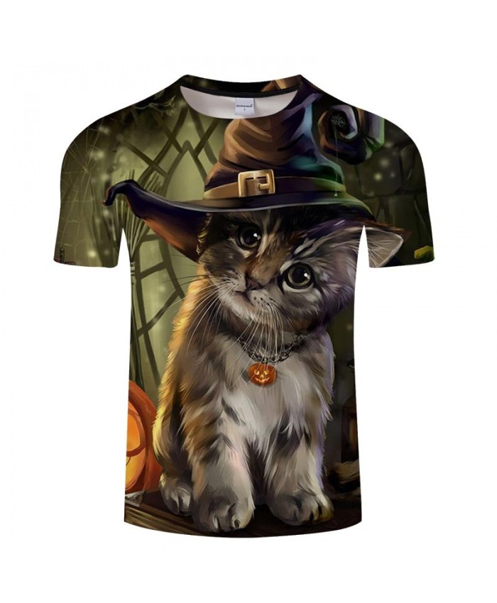 Cat Wearing A Necklace 3D Printed Men tshirt Crossfit Shirt Casual Summer Short Sleeve Male tshirt Brand Men O-neck