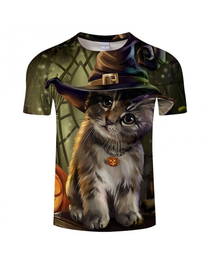 Cat Pumping Colored Smoke 3D Print Men tshirt Crossfit Shirt Casual ...