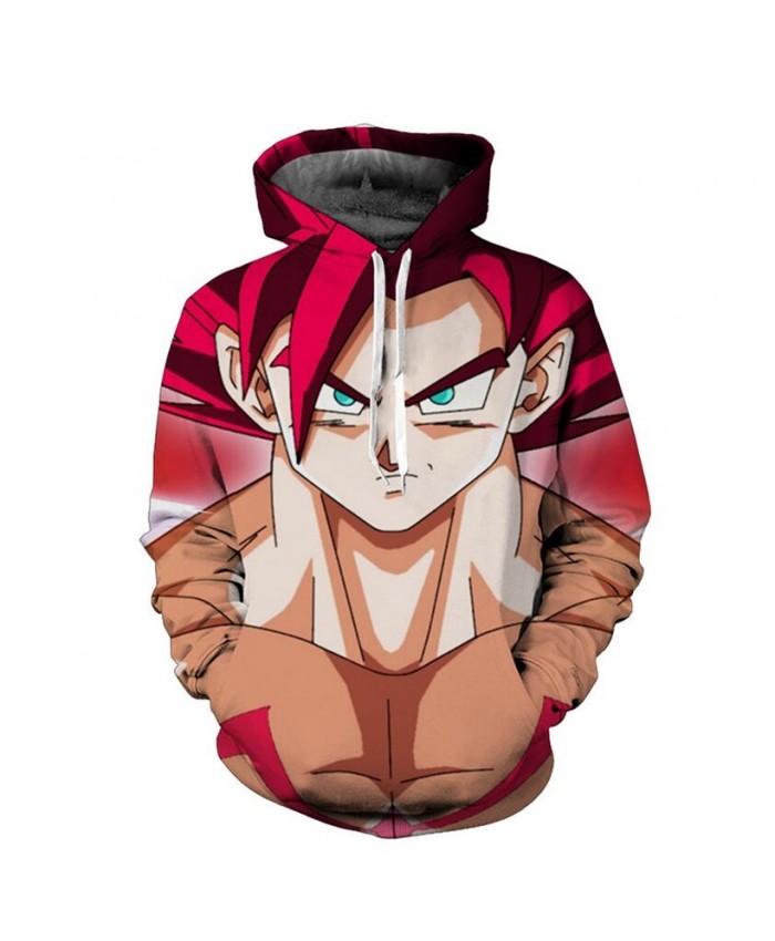 Classic Anime Dragon Ball Z Super Saiyan Hooded Sweatshirt Vintage Lightning Goku Printed Unisex Cool Hoodies A