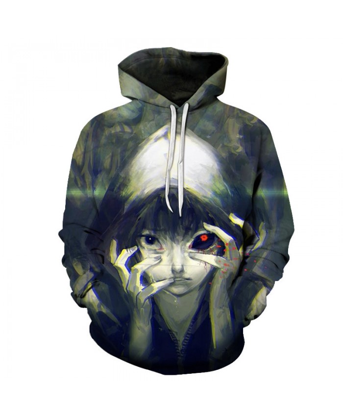 Classic Anime Tokyo Ghoul 3D Hoodies Sweatshirts Men Women Halloween Costumes Tops Casual Tracksuits Fashion Boy Comic Coats