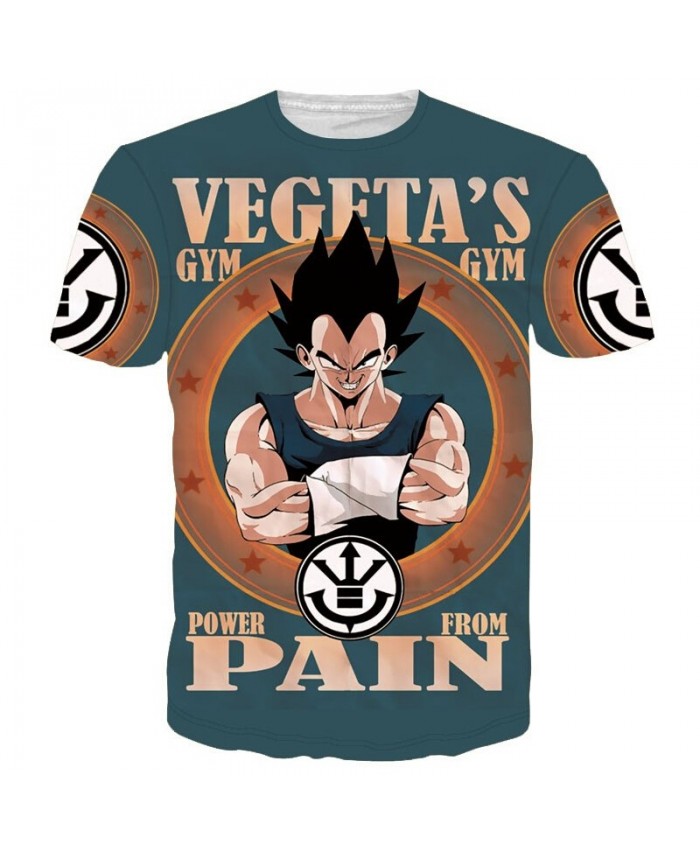 Classic Dragon Ball Z Super Saiyan 3D t shirt Funny Vegeta Wanted t shirts tshirts Women Men Summer Casual tee shirts