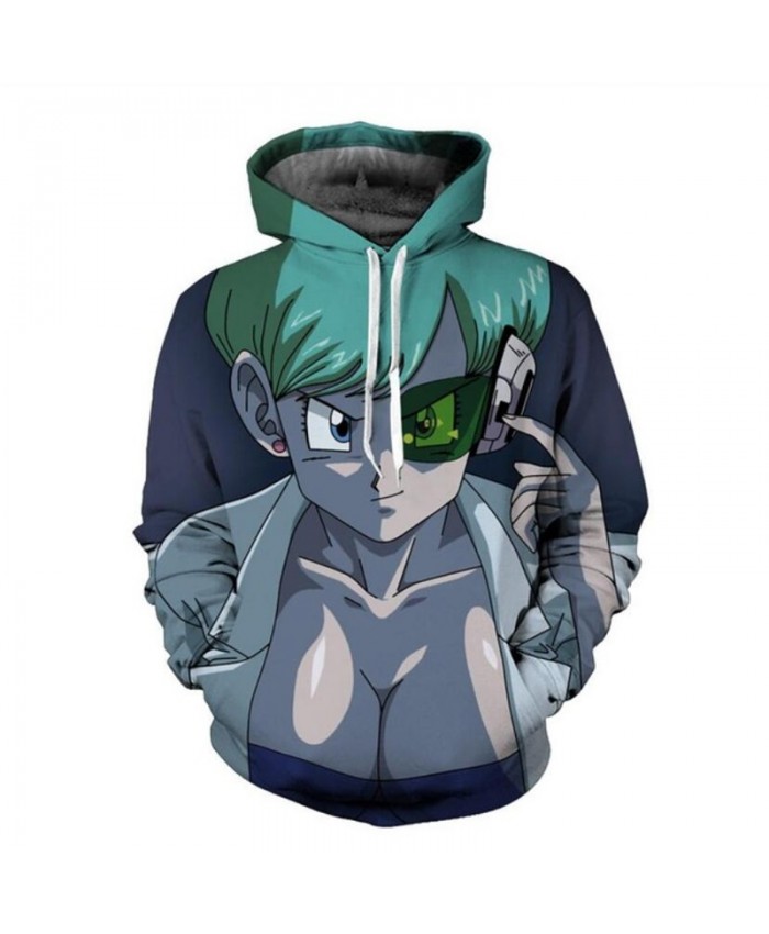 Classic anime Dragon Ball Z Hoodies Bulma 3D All Over Print Pullover Hoodies Men Women Sportswear casual hoodie