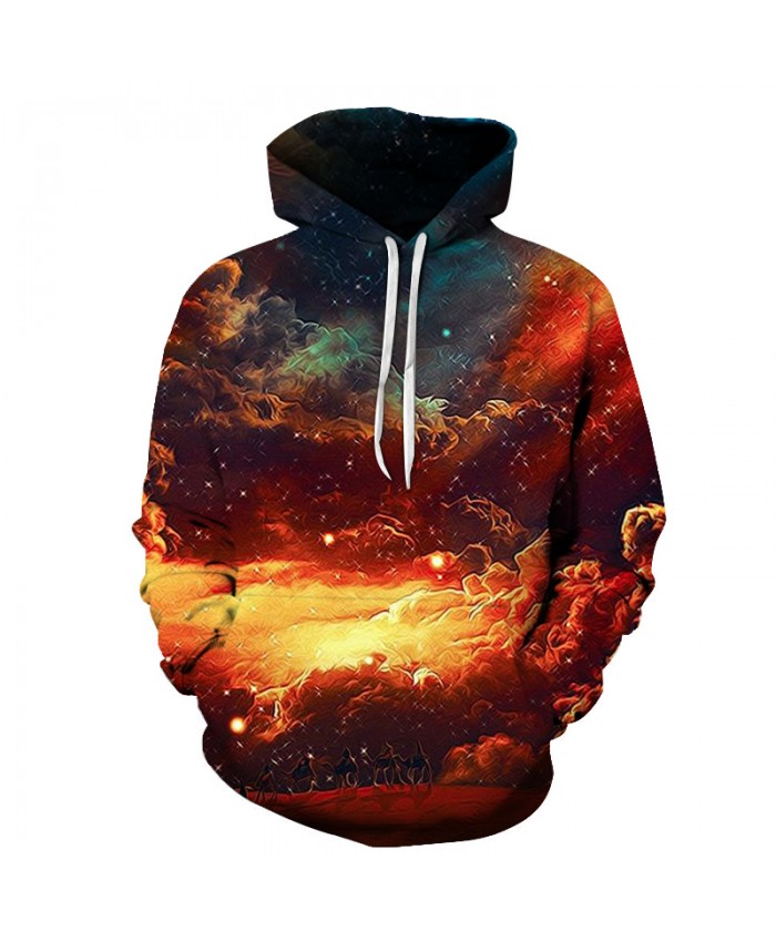 Comic Beautiful Sky 3D Print Hoody 2021 New Mens Hoodies Unisex Sweatshirt Pullover Harajuku Streetwear Drop Ship