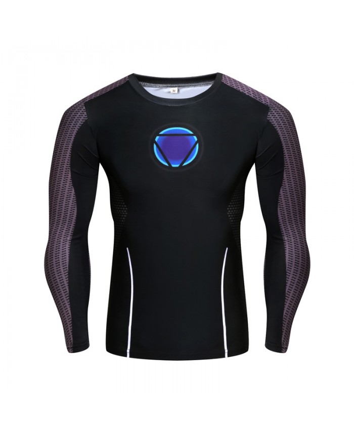 Compression Tops Iron Man Cosplay 3d T shirt Men Tee Capatain America/Spiderman Mens T-shirt 2021 Elastic top