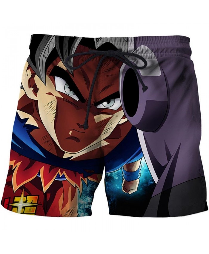 Confrontation Dragon Ball Men Anime 3D Printed Beach Short Casual Beachwear Male Quick Drying Breathable Board Short