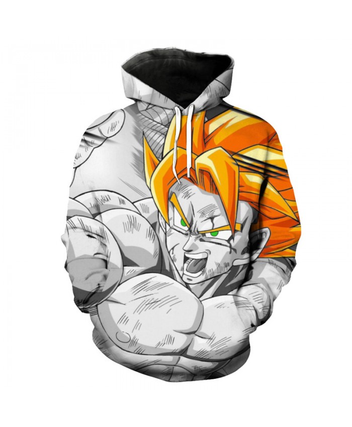 Cool Dragon Ball Hooded Sweatshirt Fashion Men Women Pullover Sportwear