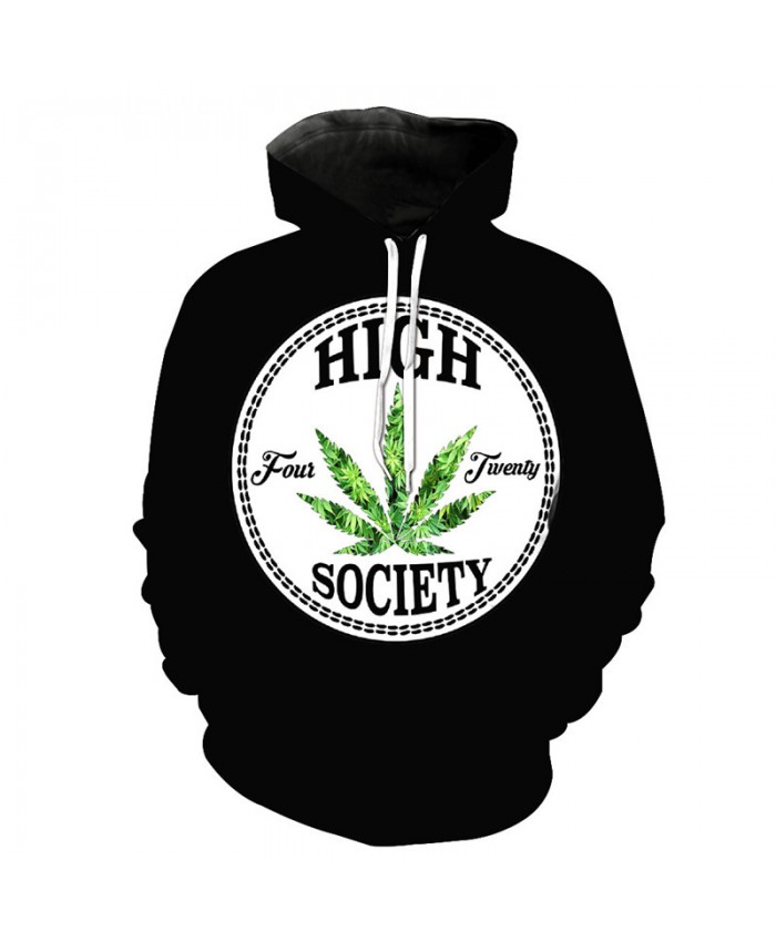Cool Leaf Print Neutral Hooded Sweatshirt Fashion hoodies
