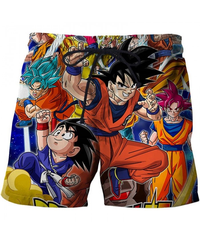 Cruel Duel Dragon Ball Men Anime 3D Printed Beach Shorts Casual Summer Male Quick Drying Breathable Board Shorts