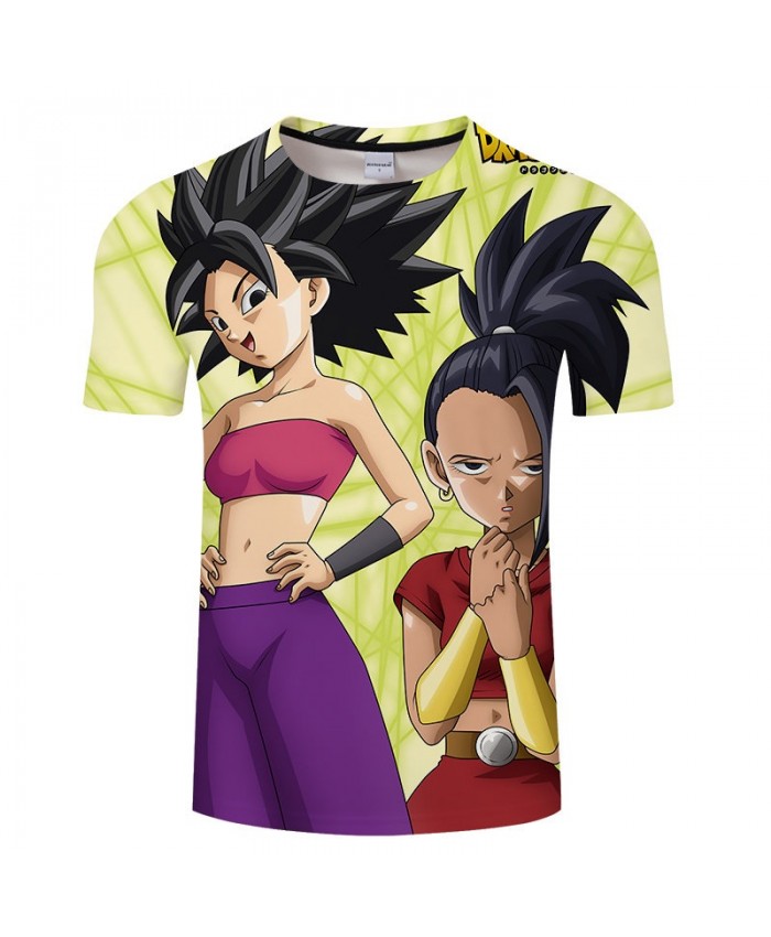 Curious About Her Worry Cartoon Goku Dragon Ball 3D Print Men tshirt Anime Casual Short Sleeve Male O-neck Drop Ship