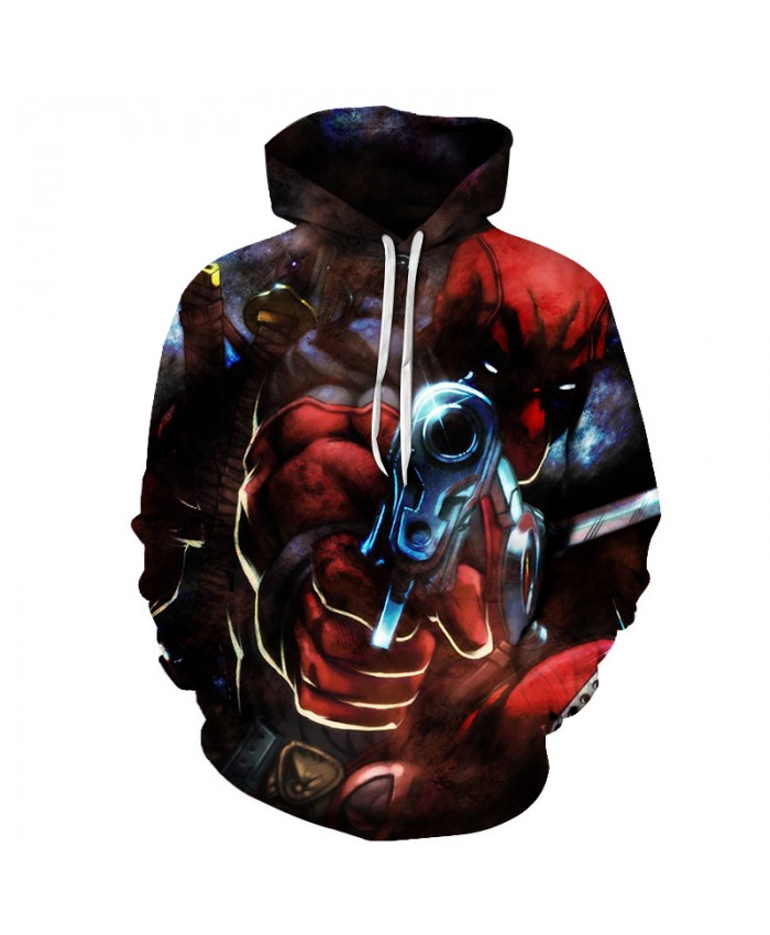 Deadpool 2 3D Print Avengers 3 Superhero Movie Iron Man Infinite War Movie Super Hero Hood Zip Loose Hoodie