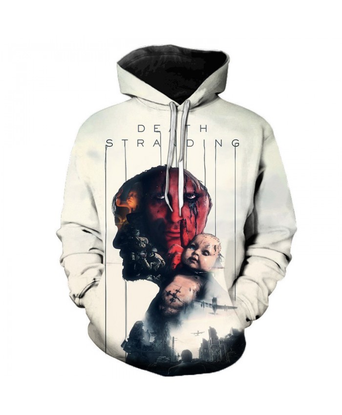 Death Stranding 3D Printed Hooded Sweatshirts Men Women Casual Streetwear Long Sleeve Hoodie Personality Game Hoodies