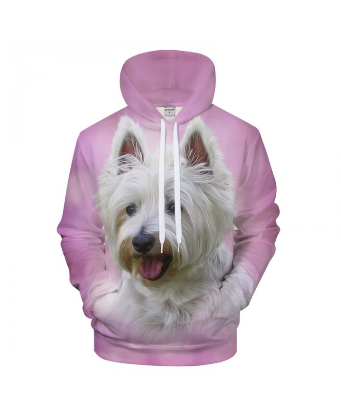 Dog 3D Hoody Men Tracksuits Streetwear Hoodies Autumn Sweatshirt Brand Pullover Printed Coat Harajuku Pink DropShip