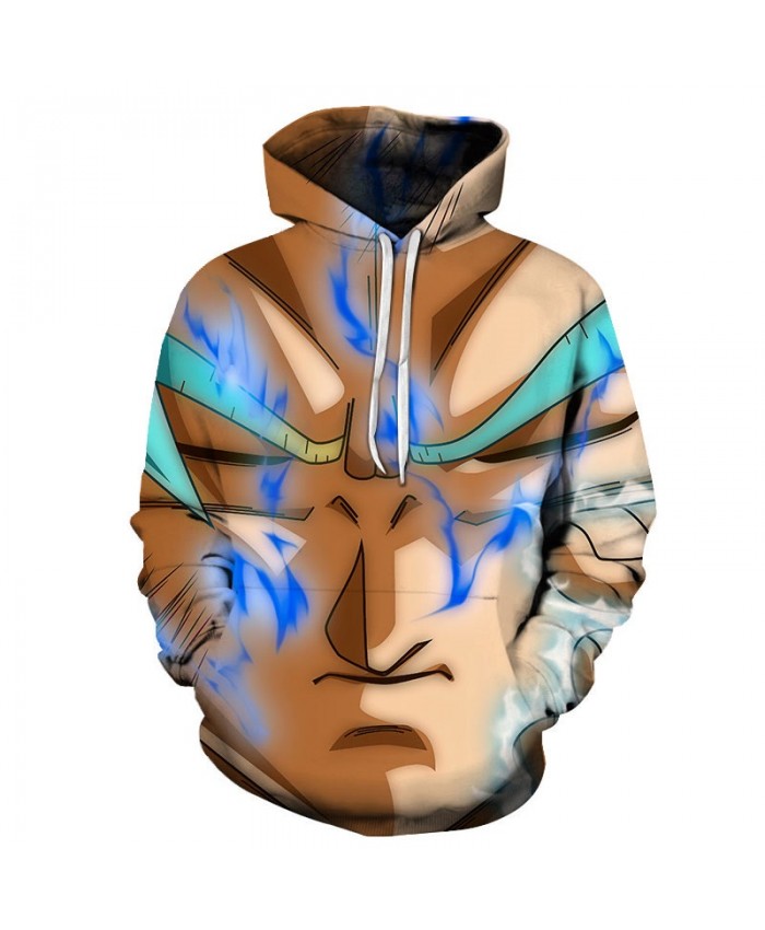 Dragon Ball Blue Smoke 3D Hoodies Mens Pullover Sweatshirt Brand Cosplay Pullover Hoodie Casual Fashion Hoodies Men