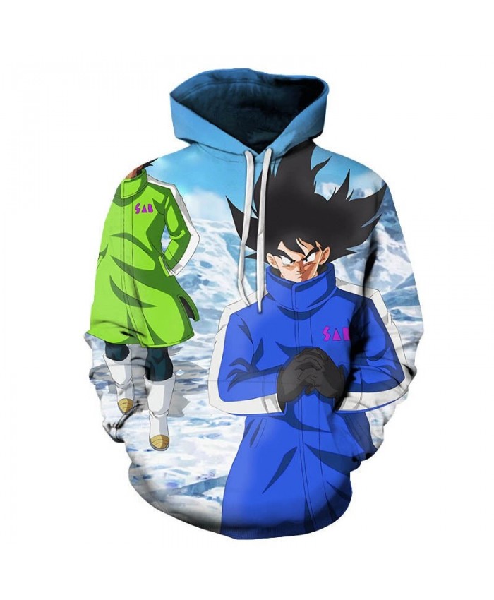 Dragon Ball Cold Winter 3D Hoodies Mens Pullover Sweatshirt Brand Cosplay Tracksuits Pullover Hoodie Casual Hoodies