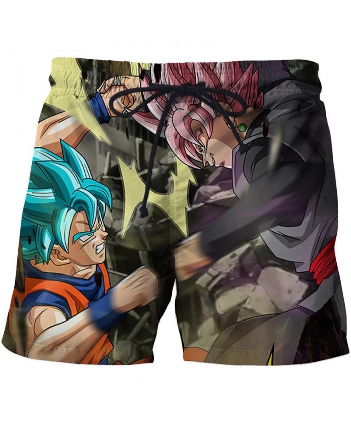 Dragon Ball Duel Men 3D Printed Beach Shorts 2021 Hot Sell Casual Summer Male Quick Dry Breathable Board Shorts