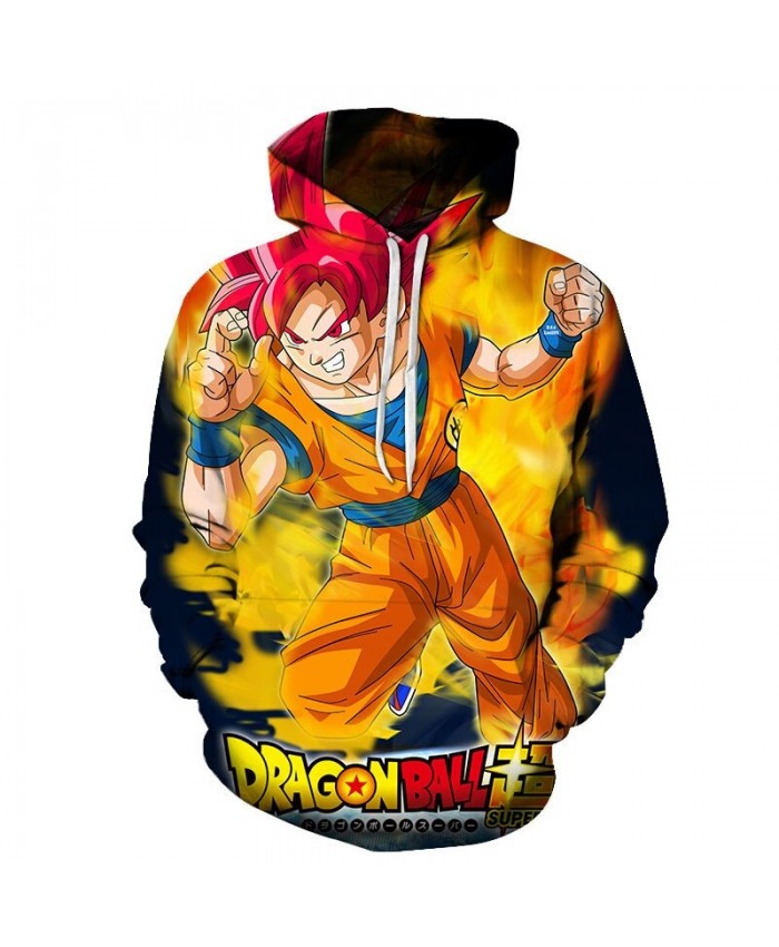 Dragon Ball Full Of Flame 3D Hoodies Mens Pullover Sweatshirt Brand Cosplay Pullover Hoodie Casual Hoodies Men