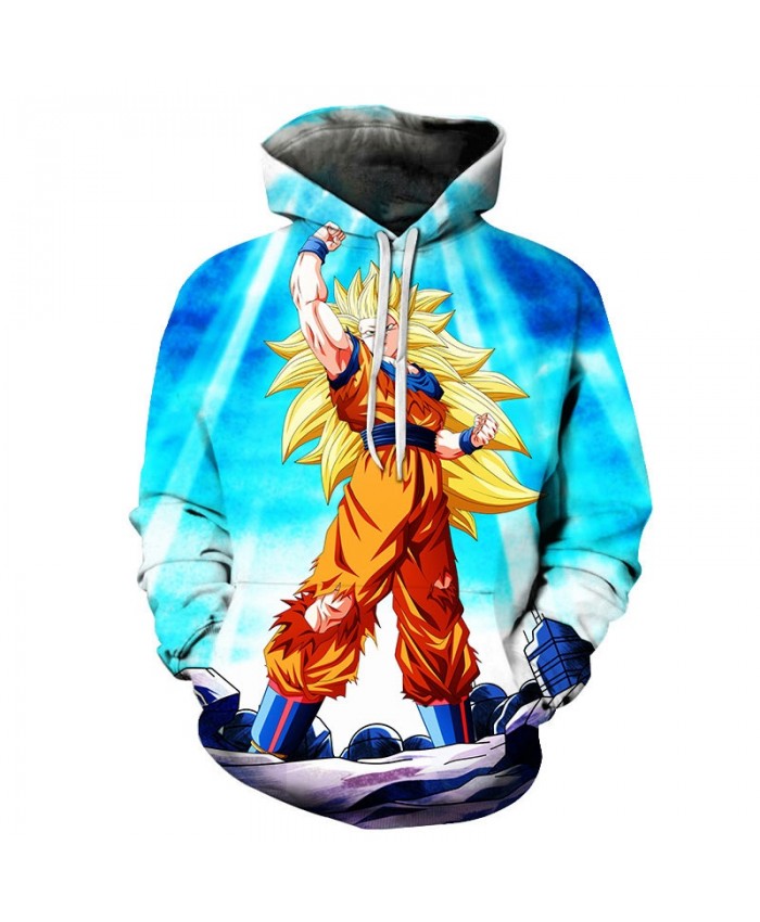 Dragon Ball Gathering Heaven Power 3D Hoodies Mens Pullover Sweatshirt Brand Pullover Hoodie Casual Hoodies Men