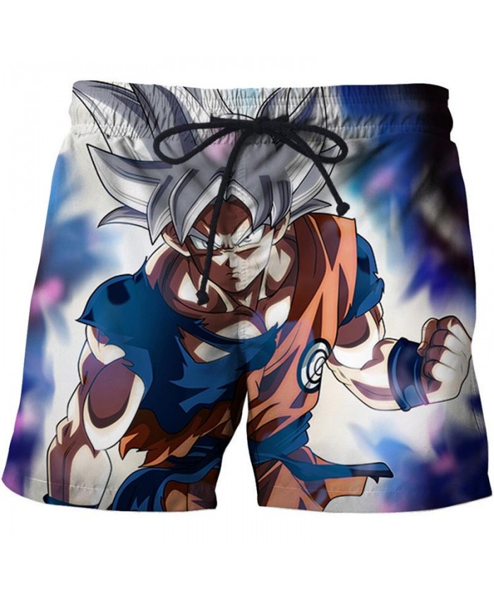 Dragon Ball Hard Fist Men Anime 3D Printed Beach Shorts Casual Summer Male Quick Drying Breathable Board Shorts