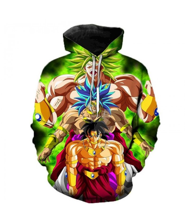Dragon Ball Super 3D Print Hoodies Men Women Sweatshirts Hoody Cartoon Dragon Ball Super Broly Fashion Casual Plus Size Polluver