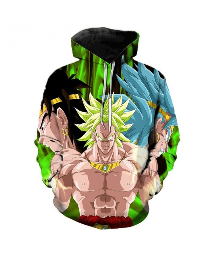 Dragon Ball Super 3D Print Hoodies Men Women Sweatshirts Hoody Cartoon Dragon Ball Super Broly Fashion Casual Plus Size Polluver F