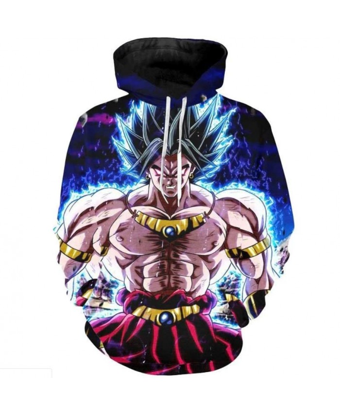Dragon Ball Super 3D Print Hoodies Men Women Sweatshirts Hoody Cartoon Dragon Ball Super Broly Fashion Casual Plus Size Polluver H