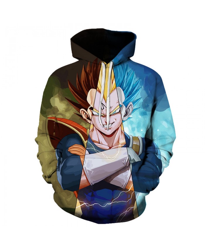 Dragon Ball Super Hoodie Long Sleeve Pullover Fashion Casual Design Men Women Tracksuits Streetwear Hoodies Plus Size D