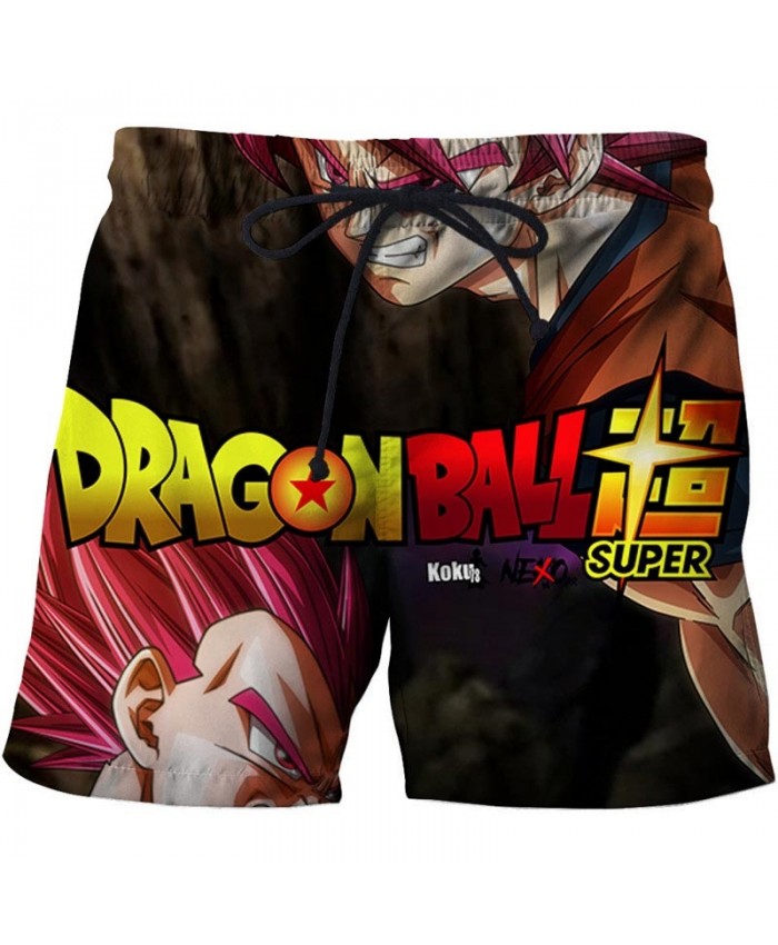 Dragon Ball Super Men Anime 3D Stone Printed Beach Shorts Casual Male Quick Drying 2021 Hot Sell Summer Board Shorts