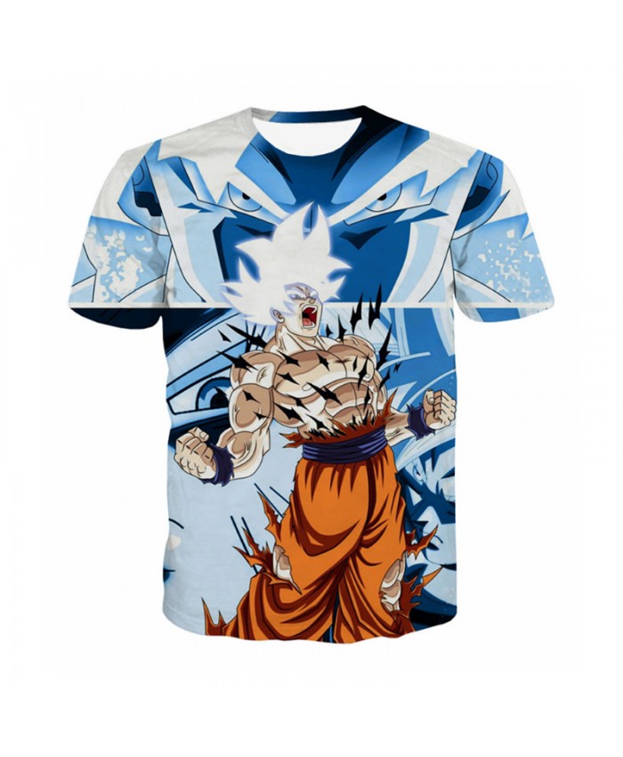 Dragon Ball T Shirt Men 3D Shirts Anime Fans Kids Goku Gohan Tee Tops Super Vegito Saiya Printed Camiseta Dragon Ball Z T Shirts