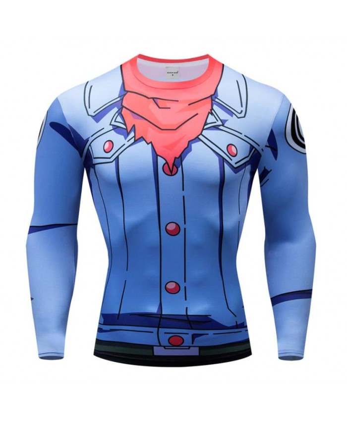 Dragon Ball T shirts Men Compression T-shirts Fitness Superheroes T-shirts Bodybuilding Top Hot Sale rashguard Brand